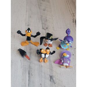 Penguin duck cartoon variety bird toy set daffy surfs up